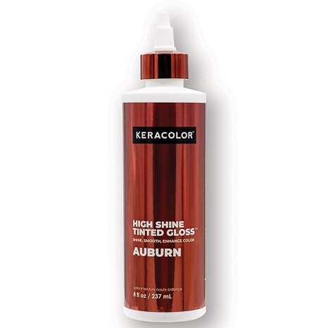 Keracolor High Shine Tinted Hair Gloss,In-Shower Glaze, 9 Colors