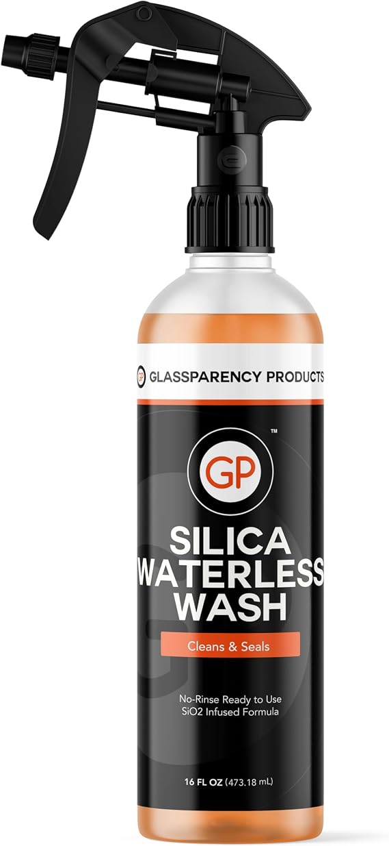 GlassParency Silica Waterless Wash | Spray and Wipe | Quick Detailer | Sealant | Eco-Friendly