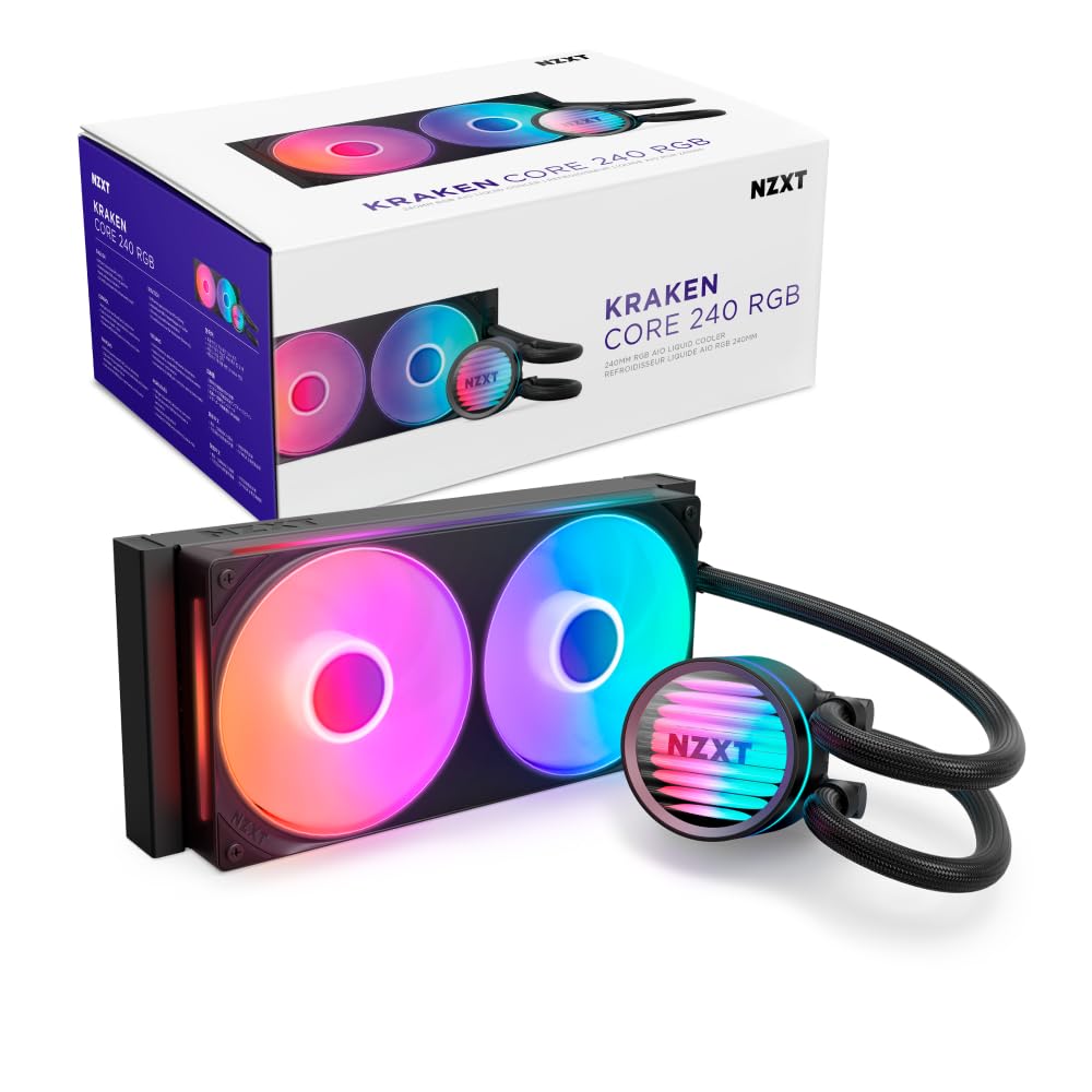 Nzxt Kraken Core 240 RGB RL-KR24C-B1 Siyah İşlemci Sıvı Soğutucu