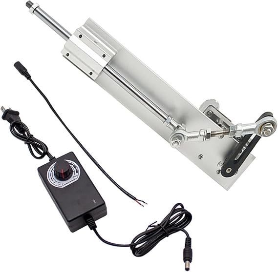 DC 12V 24V Linear Actuator, DIY Telescopic Push Rod Electric Lift Motor, Metal Gear Reduction Motor Reciprocating Cycle Linear Motor With Controller, Speed 45rpm 95rpm 100rpm 120rpm