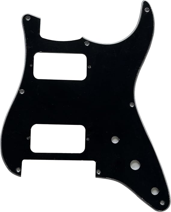 Guitar Parts For Charvel SO CAL Style Guitar Pickguard (3 Ply Black)