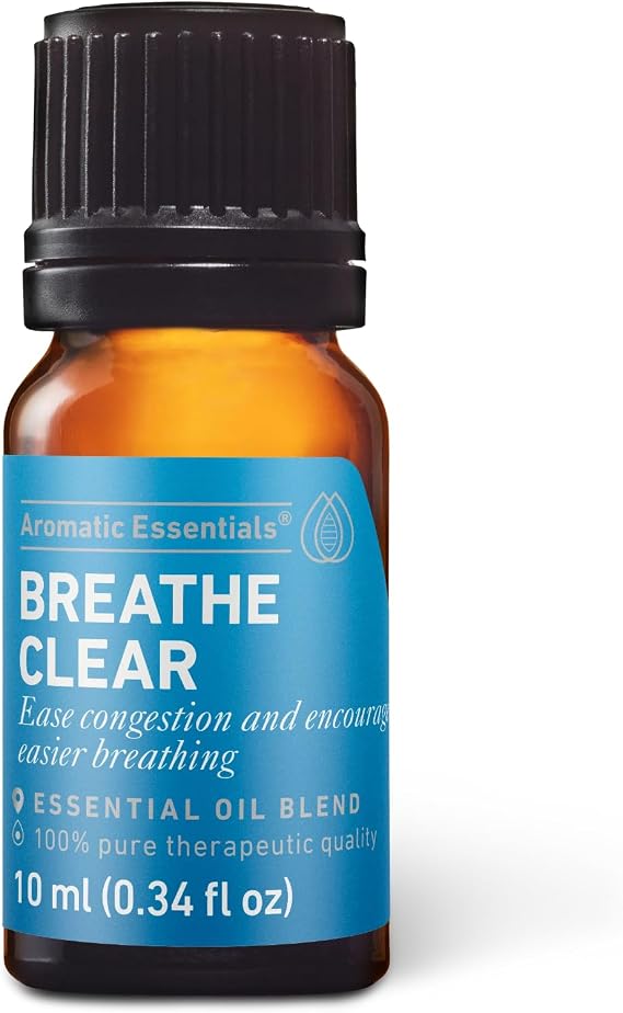Aromatics International Breathe Clear Essential Oil Blend, 10ml | Aromatherapy Oil for Clear Breathing