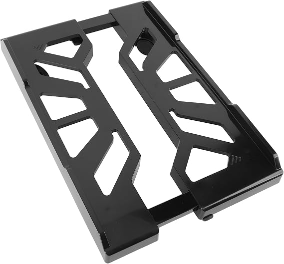 Fabater Mobile PC Stand, Adjustable Width 20-28cm with 360 Degree Rotating Locking Wheels, Ventilated Computer Tower Stand for Most PC Towers Floor Riser Cart
