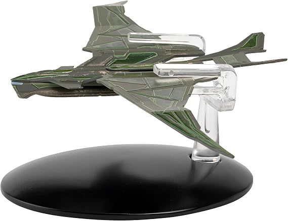 Eaglemoss Collections Star Trek Picard Romulan Warbird Collectible Spaceship Replica - Green