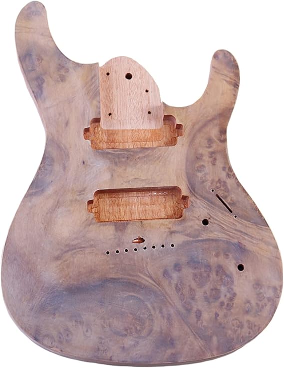 8 String Electric Guitar Body Top Guitar Barrel Okoume Wood Body For Electric Guitar Guitar Body