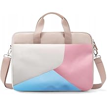 Microcase Samsung Galaxy Tab A11 Plus 11 inch için Tablet Çantası 2 Bölmeli AL4227 Krem Pembe Mavi