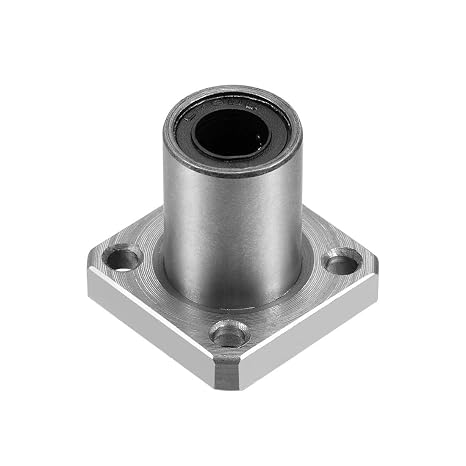 uxcell LMK8UU Square Flange Linear Ball Bearings, 8mm Bore Dia, 15mm OD, 24mm Length