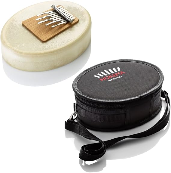 Hokema Kalimbas Sansula Deluxe A-minor tuning and Travel Softbag