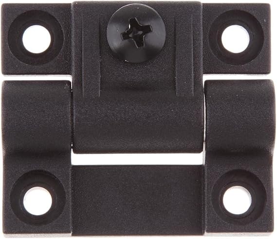 for E6301-20, 4 Hole Adjustable Hinge, Black, Medium