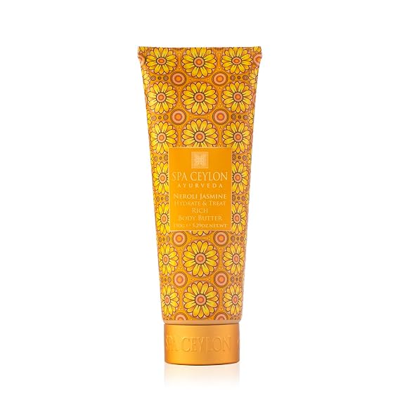 SPA CEYLON Neroli Jasmine Hydrate And Treat Rich Body Butter | Intense Moisture | Skin Softening | Floral Fragrance | Skin Rejuvenation