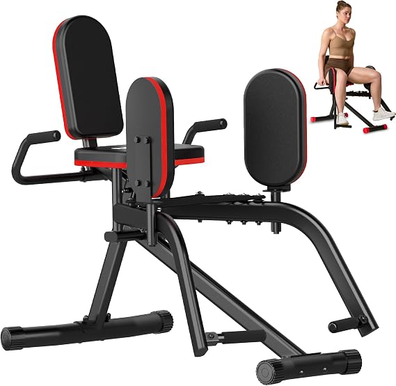 ERGOLIFE Hip Abductor Machine for Home Gym, Glute & Thigh Exercise Trainer