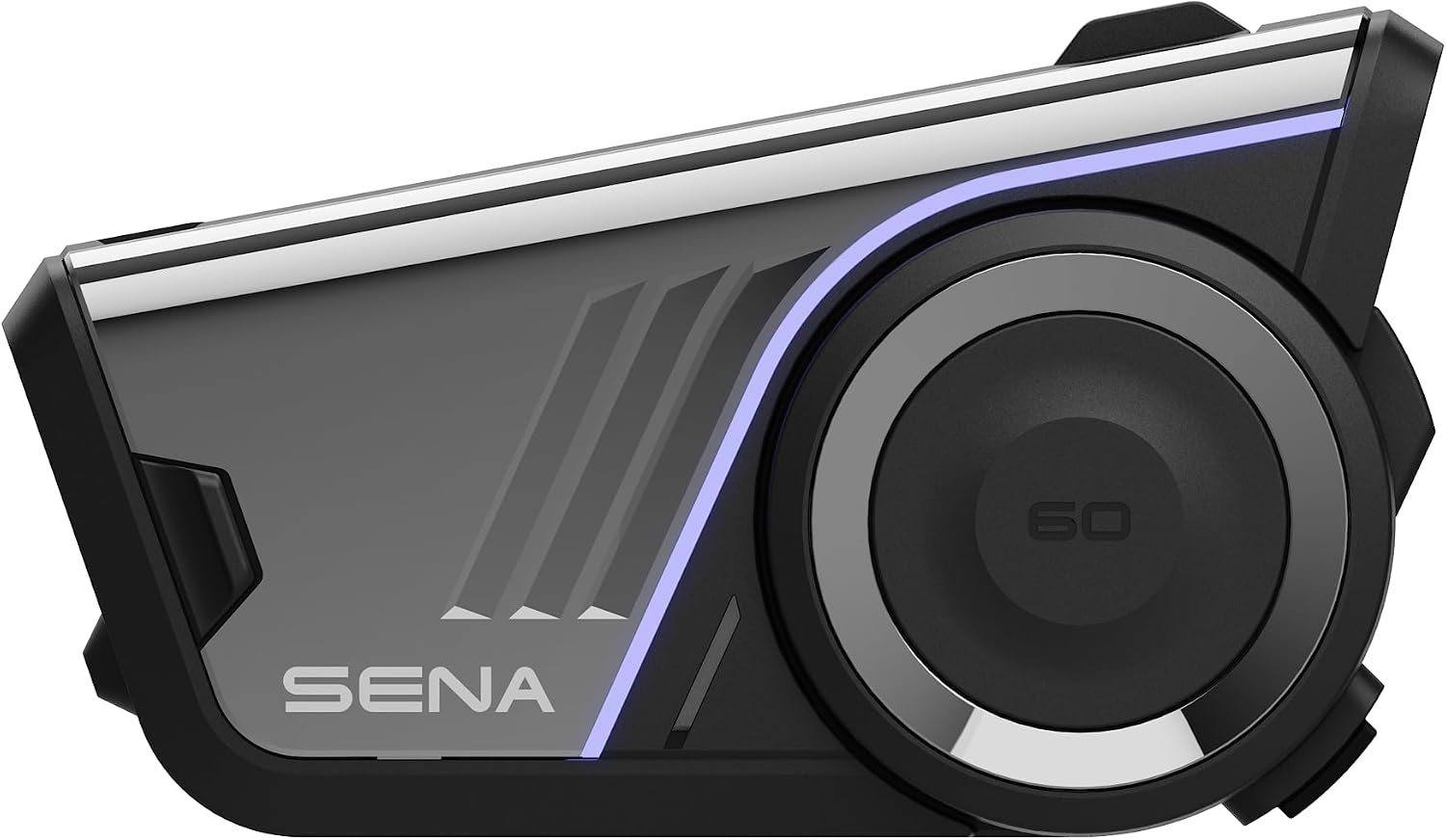 Sena 60S Motorcycle Communication Bluetooth Headset with Wave Mesh and Bluetooth Intercom System Harman Kardon 2nd Generation Sound