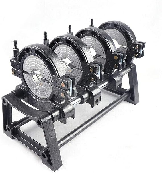Fusion Pipe Welder, 2.48-6.3inch Fusion Pipe Welder, Manually Operated Hdpe Butt Fusion Welding Machine, 4 Clamps Pipe Fusion Welder Machine, Butt Welding Clamp for PE PP PB PVDF HDPE PVC