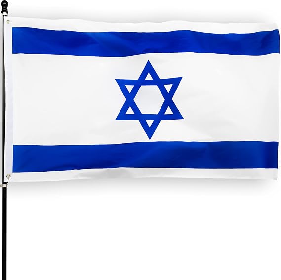 DANF Israel Flag 3x5 Foot The Israeli National Banner