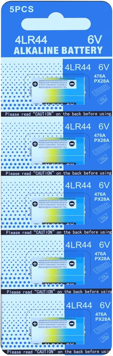 EX-ENEGY 4LR44 476A PX28A 6V Alkaline Batteries 5 pack