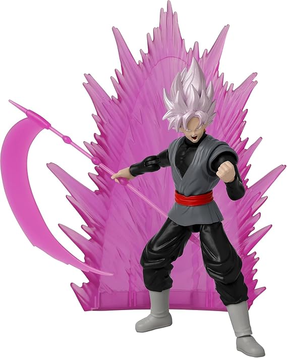 Dragon Stars Series - Dragon Ball Super - Goku Black Rose, 6" Action Figure Power Up Pack