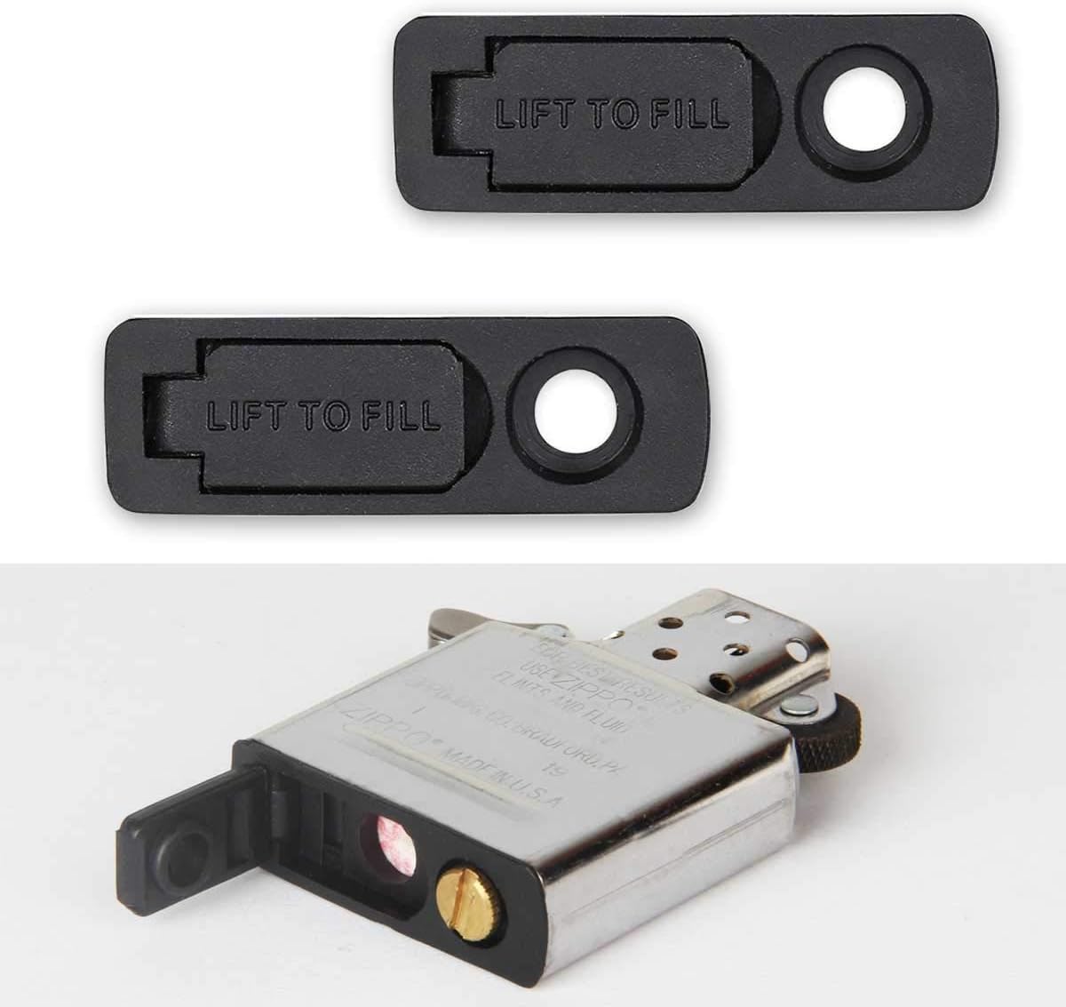 For YiRan Zippo lighter seals, perfect fit, solve frequent refueling problem, 2 pcs.