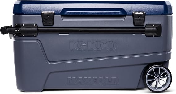 Igloo Maxcold Glide 110Qt Wheeled Cooler | Insulated Hard Shell Ice Chest