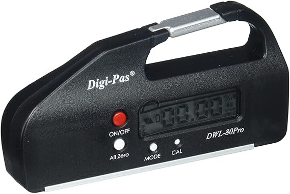 Digi-Pas DWL 80 Pro 0.05 Degree Mini Pocket-Size Digital Level/Angle Gauge/Protractor/Inclinometer