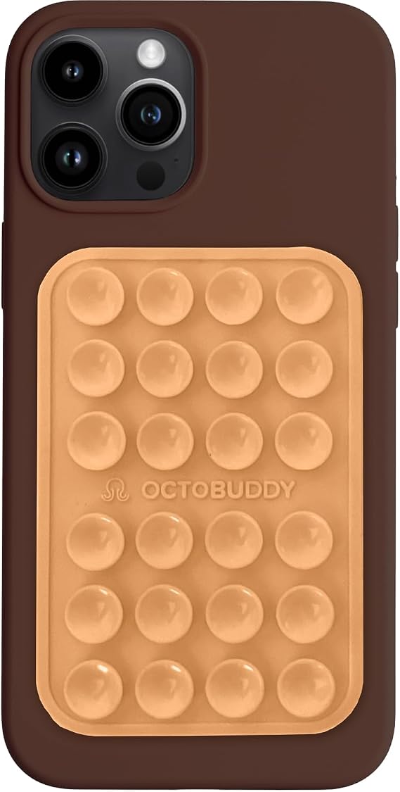 OCTOBUDDY Classic MAX - Silicone Suction Phone Case Adhesive Mount