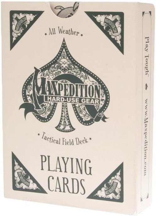 Maxpedition TACFIELDDECK Tactical Field Deck All Weather Playing Cards