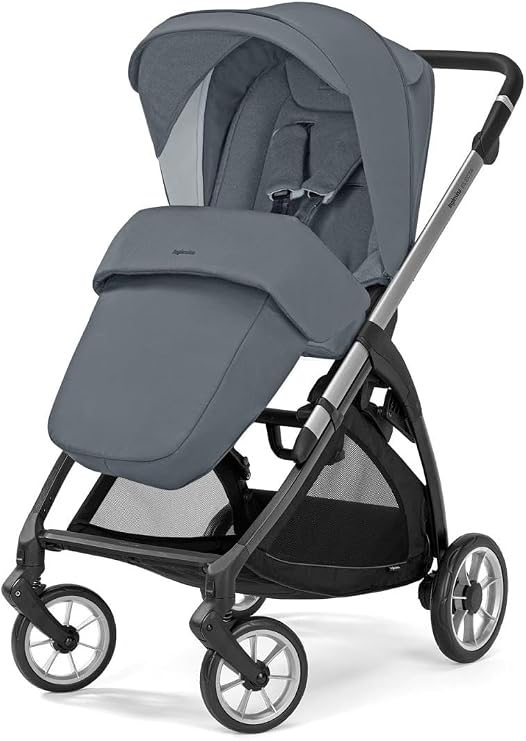 Inglesina Electa+ Tek El Tek Hamle ile Katlanıp Açılan Çift Yön Bebek Arabası Union Grey