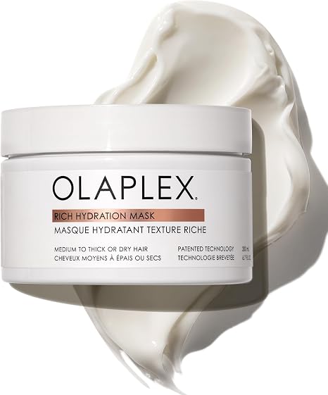 Olaplex Rich Hydration Mask, Cuticle-sealing mask to hydrate and control frizz for dry or medium-to-coarse hair