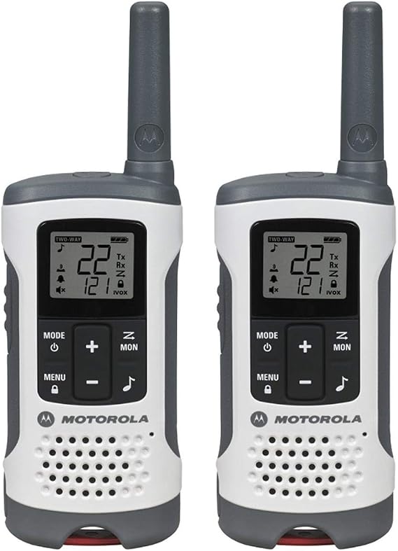 motorola 2-Way Radio, 2-Pack, 25Mi, White