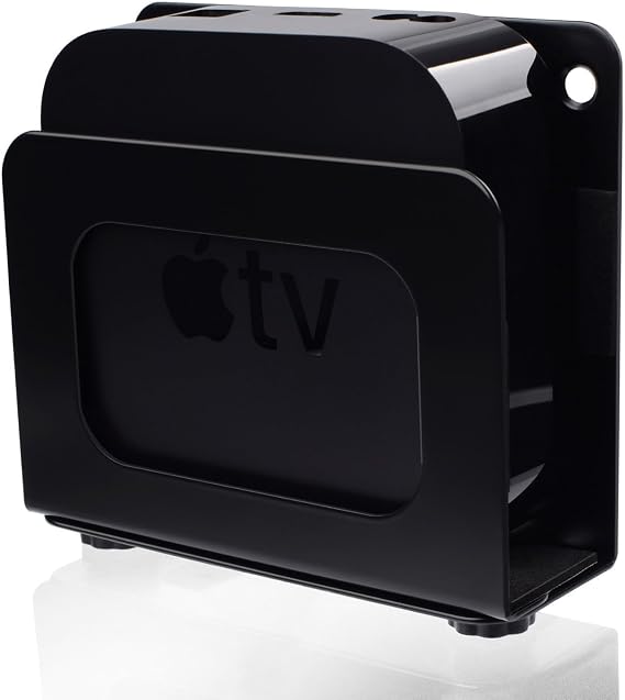 Cable Box Mount Modem Mount Adjustable Wall Mount for Small and Narrow Devices Like Cable Boxes, Modems,DVD Players, Beelink, Mini PC, Apple TV, Mac mini,Roku and More(Black-Narrow)