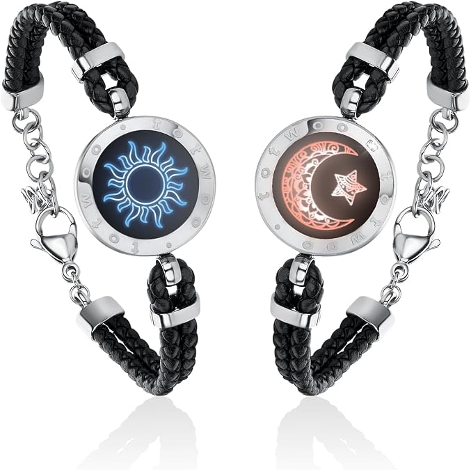 TOTWOO Long Distance Touch Bracelets with Vibration Function