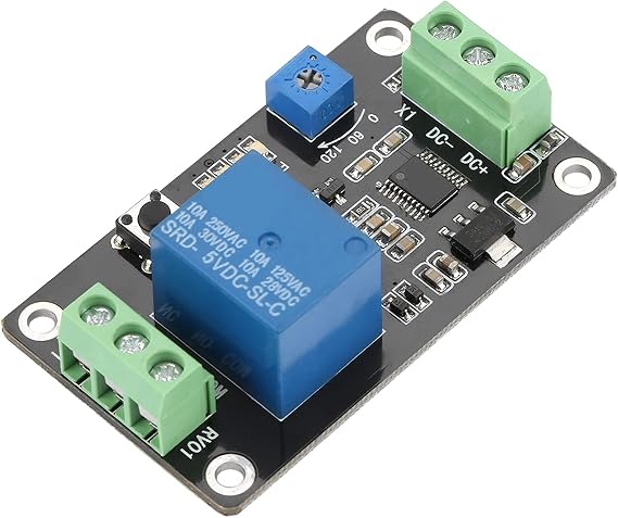 555 Timer Module Delay Timer Relay with Self Locking Delay On Off Time Switch Function for Control Situations (DC24V)