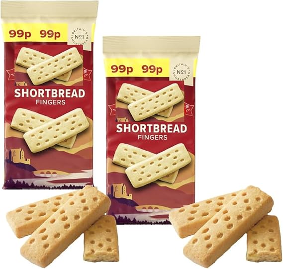 Shortbread Fingers Classic Taste of Scotish Shortbread 150g - Pack of 2