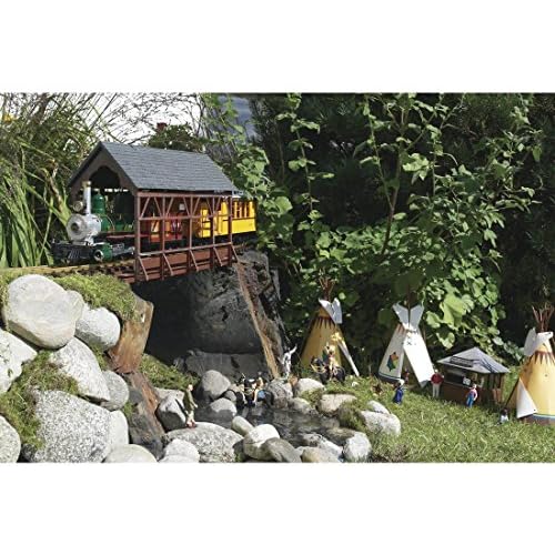 Piko G Scale Model Train Buildings - Covered Bridge - 62116