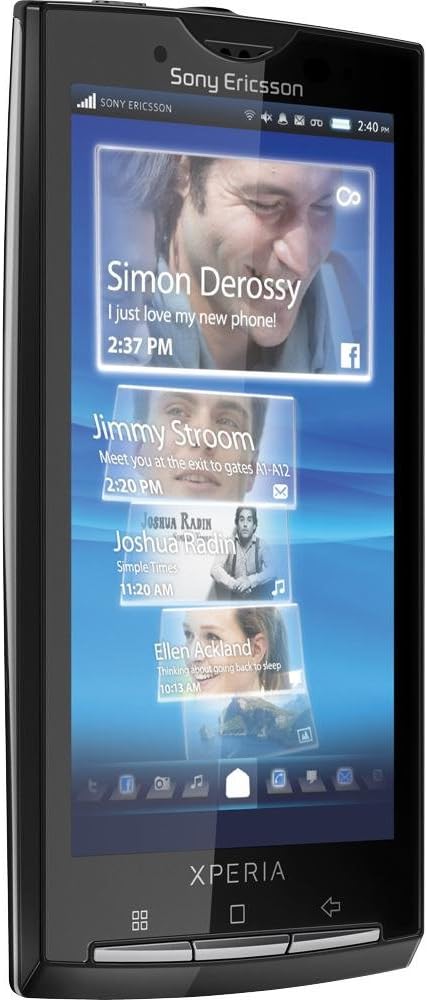 Sony Ericsson Xperia X10a GSM Smartphone (Black)
