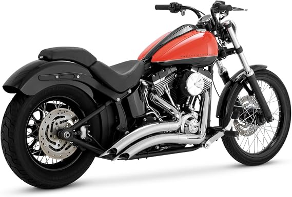 Vance&Hines BigRadius 2-2 PCX Big Radius 2-2 Chrome Muffler SOFTAIL 86-17