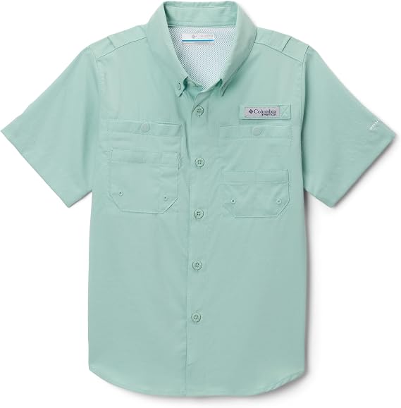 Columbia Youth Boys PFG Tamiami Short Sleeve Sun Protection Shirt