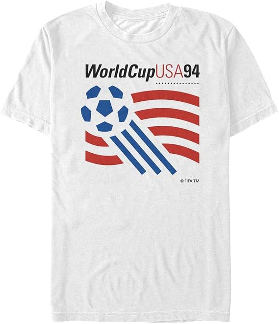 FIFA Classic Emroidered 94 Logo Basic Solid Tee White