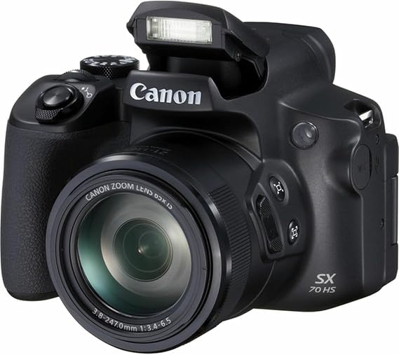 Canon PowerShot SX70 HS 1/2.3" Bridge Camera 20.3 MP CMOS 5184 x 3888 Pixels Black