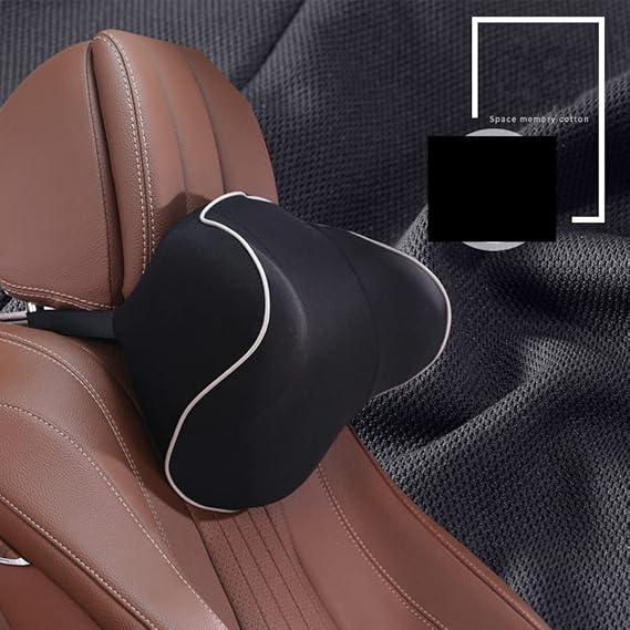 Car Neck Pillow - Driving Comfortable Soft Memory Foam Seat Headrest - Protect Neck&Vertebra - Universal fit Travel/Office/Home/Car - Neck Guard Artifact