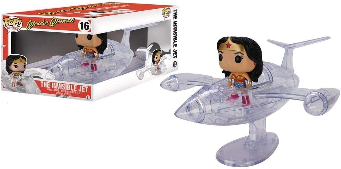 Funko POP Rides: DC Comics Wonder Woman Invisible Jet Action Figure