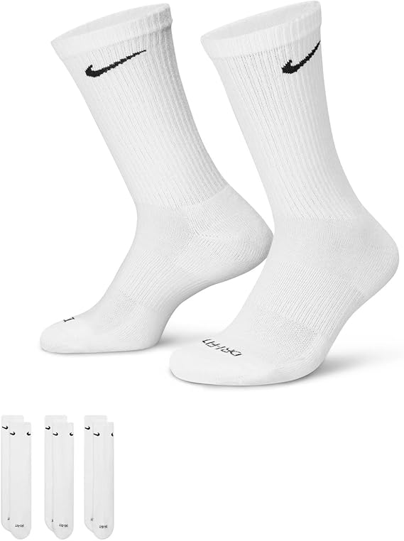 Nike Everyday Plus Cushioned Training Crew Socks (3 Pair)