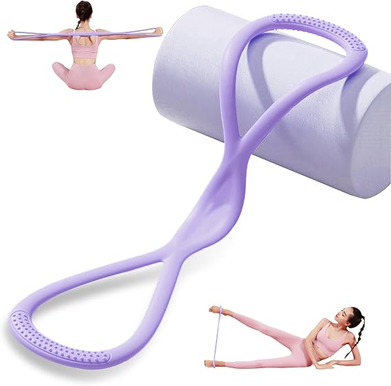 Resistance Bands, Figure 8 Exercise Bands for Women Men, 8 Shaped Resistance Rubber Band