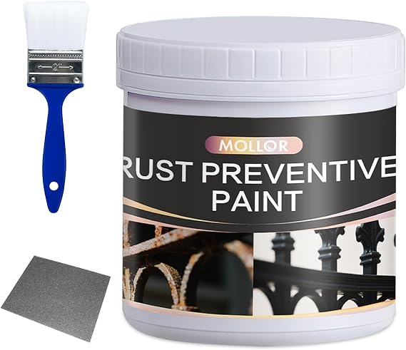 2-in-1 Rust Converter and Primer Paint35 Oz, White