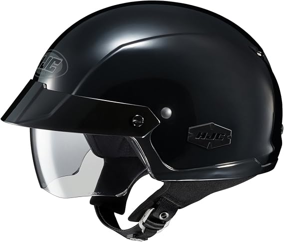 HJC is Men's Cruiser Motorcycle Helmet - Matte Black / Large