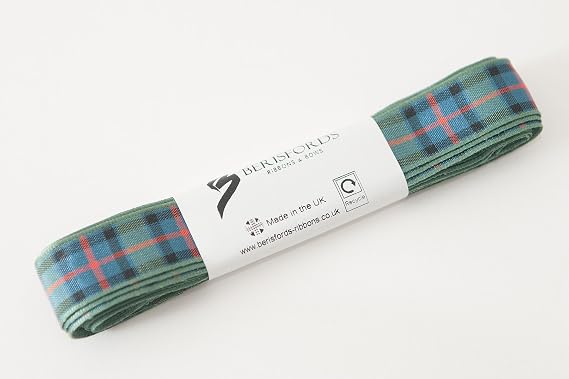Berisfords Tartan Ribbon Pack - 16 mm Flower of Scotland - 1 x 5 metres