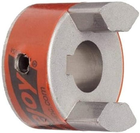 Lovejoy - 68514452828 52828 Size L090 Standard Jaw Coupling Hub, Sintered Iron, Metric, 10 mm Bore, 2.11" OD, 3 mm x 1.4 mm Keyway