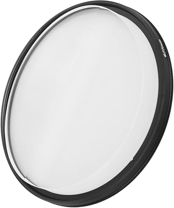 Gugxiom Camera Special Effects Filter, 77mm Linear Glass Fractal Filter Creative Photography Repeat Image Lens Filter
