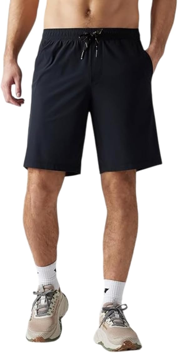Rhone Mens 9 Pursuit Shorts Unlined Mens Gym Shorts with All-Way Stretch, Zipper Pocket - Moisture Wicking Workout Short