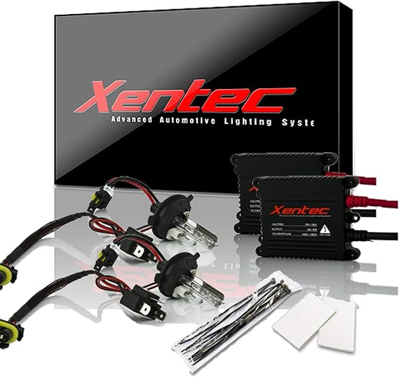 Xentec H4 (HB2) Hi/Lo (Low Xenon, High Halogen) Monster GREEN HID Xenon Bulb with 35W SLBDC Slim Ballast Bundle