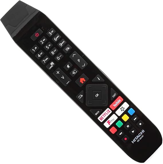 Original Replacement RC43141 Remote Control for Hitachi 65HL26T64U 58HK6100U 55HK25T74U 24HB21T65U 32HB26T61U 32HB26T61U A 32HE2000U 32HEV200U 43HB26T72U 43HE4000U 43HK25T74U 43HL7000U Smart LED TV
